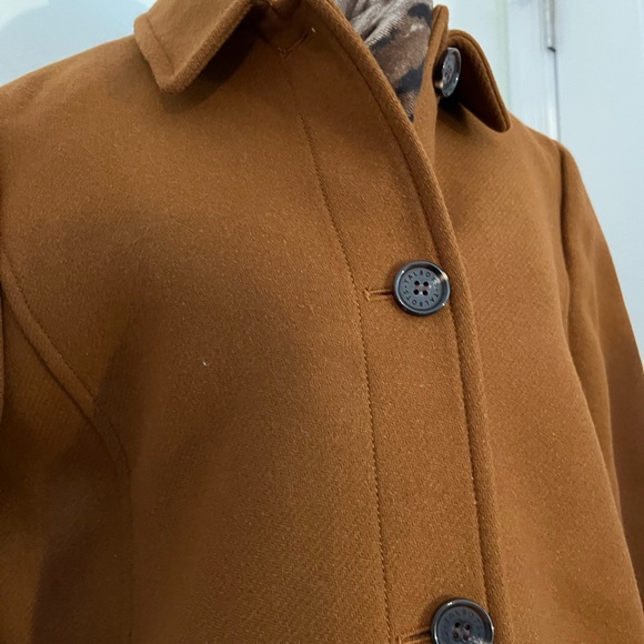 Talbot's Brown Wool Blend Lady Coat Size 18 NWOT - Picture 7 of 15